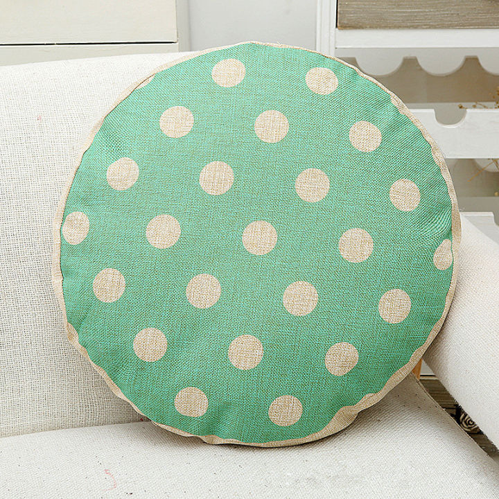 45cm-round-tropical-plant-circular-printed-home-decor-sofa-car-seat-decorative-cushion-cover