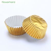 【CW】 Gold Paper Cups   Tray Mold - 100pcs/lot Aliexpress