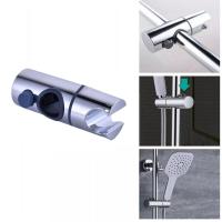 XHLXH Adjustable Chrome Finish ABS Universal Shower Bracket Slide Bar Clamp Shower Parts Shower Mount Shower Head Holder