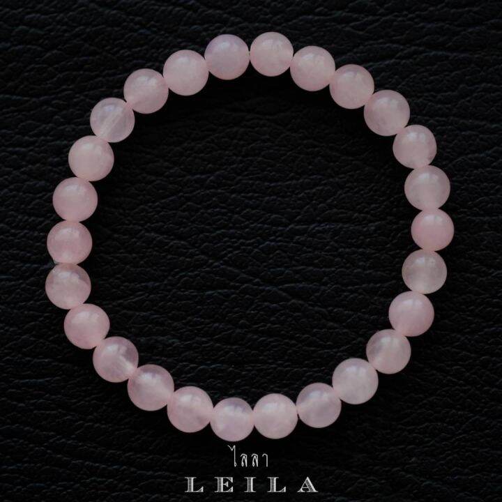 leila-amulets-กำไลหินสวยงาม-โรสควอตซ์-ขนาด-6-มิล