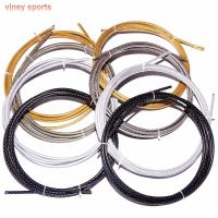 VINEY สายถักตัวเปลี่ยนเกียร์จักรยานเสือภูเขาจักรยานเสือหมอบคุณภาพสูง5Mm/3M เพลาจักรยานตัวเรือนจักรยานสายเบรคสายจักรยานลวดการเปลี่ยนขอจักรยานตัวเรือน