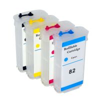 Limited Time Discounts 130Ml 4 Color Refillable Ink Cartridges For HP 82 With ARC Chip For HP Designjet 510 HP82 Printer