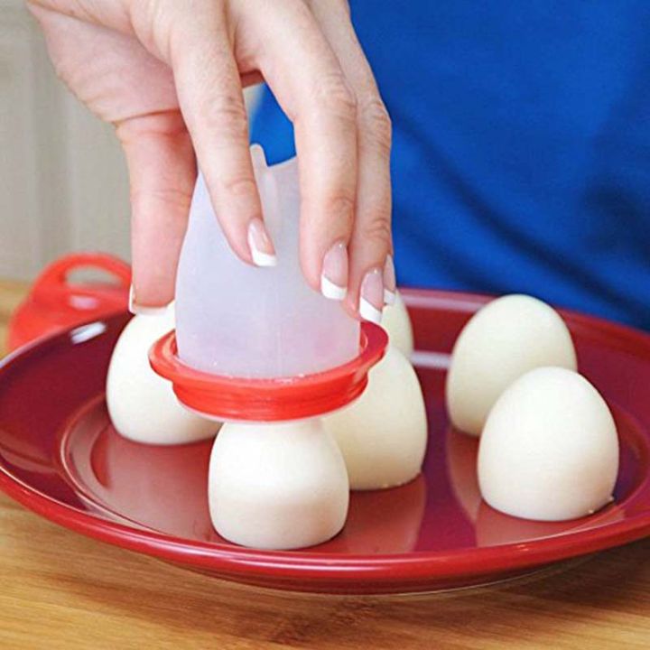 ถ้วยที่ต้มไข่ซิลิโคนทำจากซิลิโคนแบบนอนสติ๊กขนาด3-6ชิ้นแม่พิมพ์ทอดไข่รวดเร็วปราศจาก-bpa-สำหรับเครื่องมือทำอาหารห้องครัวอาหารเช้า