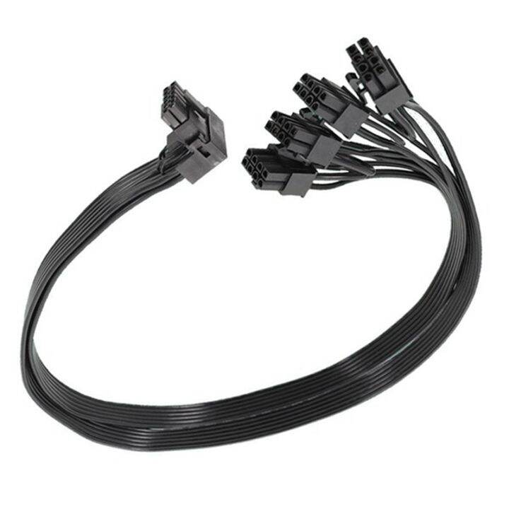 1Pcs 4XCPU 8Pin to 16 Pin Male PCIE 5.0 12VHPWR RTX4090 90 Elbow