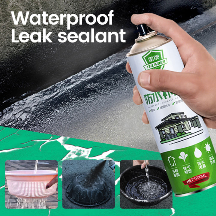 High Capacity Leak Sealer Spray 1200ml Polyurethane Leaking Sealer ...