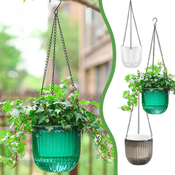 1. Self Watering Hanging Flower Pot Planters 6.5 Inch 1 Pack 2. Hanging