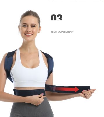 ◐▽☄ Corretor de postura masculino feminino superior volta cinta clavícula apoio ajustável straightener alívio da dor do pescoço costas ombro
