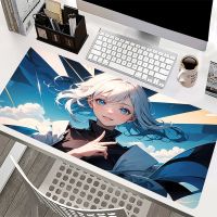 Gaming Mats Cloud girl Mouse Pad 900x400 Xl Mat Deskmat Gamer Mousepad Anime Animes Carpet Keyboard Speed Free Shipping Extended