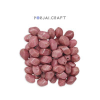 Rhodonite twist beads ลูกปัดโรโดไนต์ 13mm