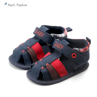 HuaX 1คู่สำหรับ0-18เดือนทารกผ้าฝ้ายรองเท้าแตะเด็กนุ่ม Sole สวมใส่รองเท้าเด็กวัยหัดเดิน