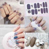 14pcs/set of nail stickers waterproof stickers fake nails nail art nail stickers decals DA110 nail decoration卡通指甲贴 艺术贴 儿童指甲贴