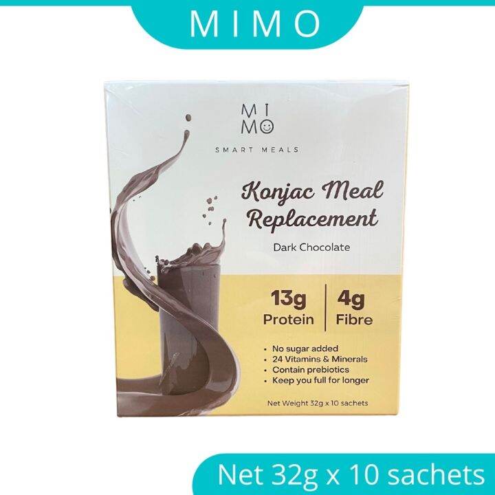 ☄ MIMO Konjac Meal Replacement Shake Dark Chocolate Protein Drink
