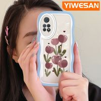 YIWESAN เคสสำหรับ Xiaomi Redmi Note 11 Pro 5G Note 11e Pro,เคสนิ่มลายดอกไม้แฟชั่นสีสันสดใสเคสโทรศัพท์แบบใสป้องกันเลนส์กล้องกรอบซิลิโคนโปร่งใสกันกระแทก