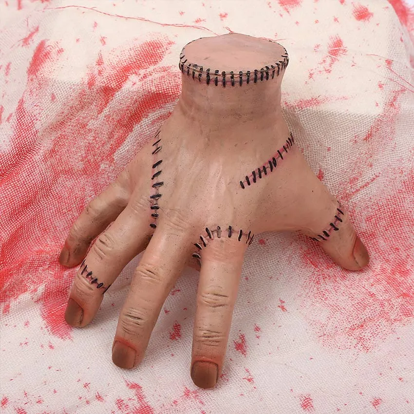 Wednesday Thing Hand From Addams Family Ornament Latex Figurine Home Decor  Desktop Crafts Sculpture Decoration Halloween Toys - Appleverse