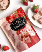 Bánh nougat bông tuyết Yuki &Love 108gr  vị dâu