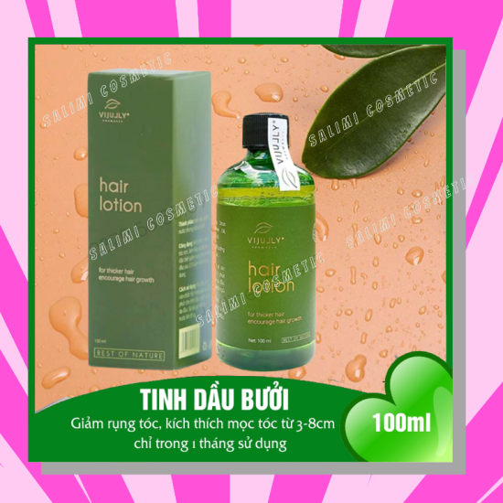 Tinh dầu bưởi kích mọc tóc vi jully hair lotion 100 ml + tặng kèm vòi xịt - ảnh sản phẩm 1