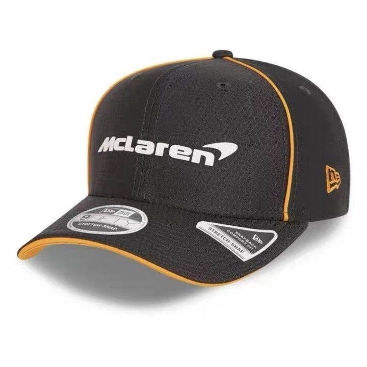 Gorra de béisbol sostenible McLaren, New Era, 9FORTY, antracita