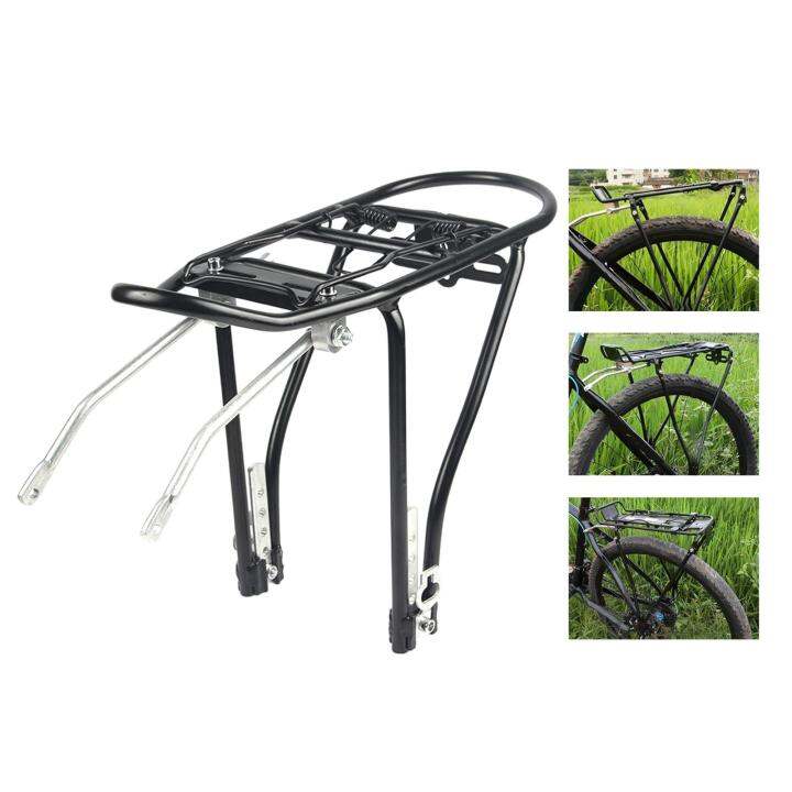 ZYAire Mountain Bike Bicycle Rear Cargo Rack Alloy Carrier Pannier ...