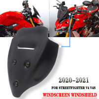 For DUCATI Streetfighter V4 V4S 2020 2021 Motorcycle Windshield Windscreen Air Wind Deflector Motorcycle Accessories