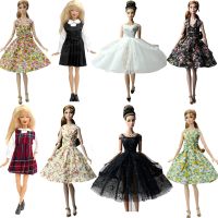 Mix Style Party Dress Fashion Skirt Office Lady Shirt Casual Wear Clothes For Barbie Doll Accessories Modern Clothing JJ