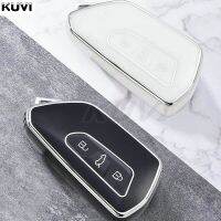 [A Car Home] TPU รถ Remote Key Case สำหรับ VW Volkswagen Golf 8 MK8 2020สำหรับ Skoda Octavia สำหรับที่นั่ง3ปุ่ม Protecotr Fob Keyless