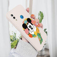 เคสโทรศัพท์มิกกี้พวงมาลัย3i ลายการ์ตูนสำหรับ Huawei Nova 3 Nova 3E Nova เคสปลอกซิลิโคนน้ำคลุมทั้งหมดเคสป้องกันทนแรงกระแทกกล้อง