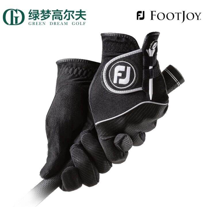 footjoy-ถุงมือถุงมือกอล์ฟผู้ชายจับสูง-fj-raingrip-ถุงมือเดี่ยวแบบไม่ผ้าลื่น