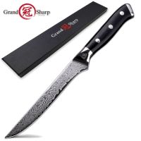 Damascus Boning Knife 5.5 Inch vg10 Japanese Damascus Steel Butcher Knife Chefs Kitchen Knives Slicing Filleting Cooking Tools