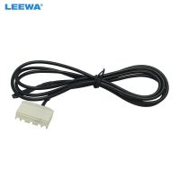 LEEWA 1PC 1.5M Car Audio Video CD DVD Changer Micphone MIC Adapter Wire 28Pin Port for Toyota Prado 2700 5669