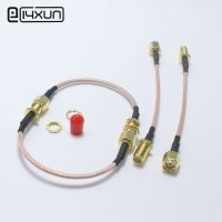 1Pcs 10cm RP SMA Male Plug To Female Jack RF Coaxial Bulkhead Crimp Connector RG316 Coax Cable Jumper Pigtail with dust Case