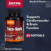 Jarrow Formulas Toco-Sorb, Mixed Tocotrienols and Vitamin E 60 Softgels