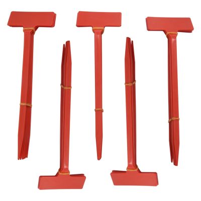 Gardens Planting Tools 50 Pcs Bonsai Plastic Plant Labels Garden Labels T-Type Upturned Garden Tags Markers Nursery Upturned