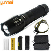 Lantern for Camping XHP50.2 4-core High Quality LED Flashlight 5 Modes Waterproof Zoomable Torch 50AAA Battery