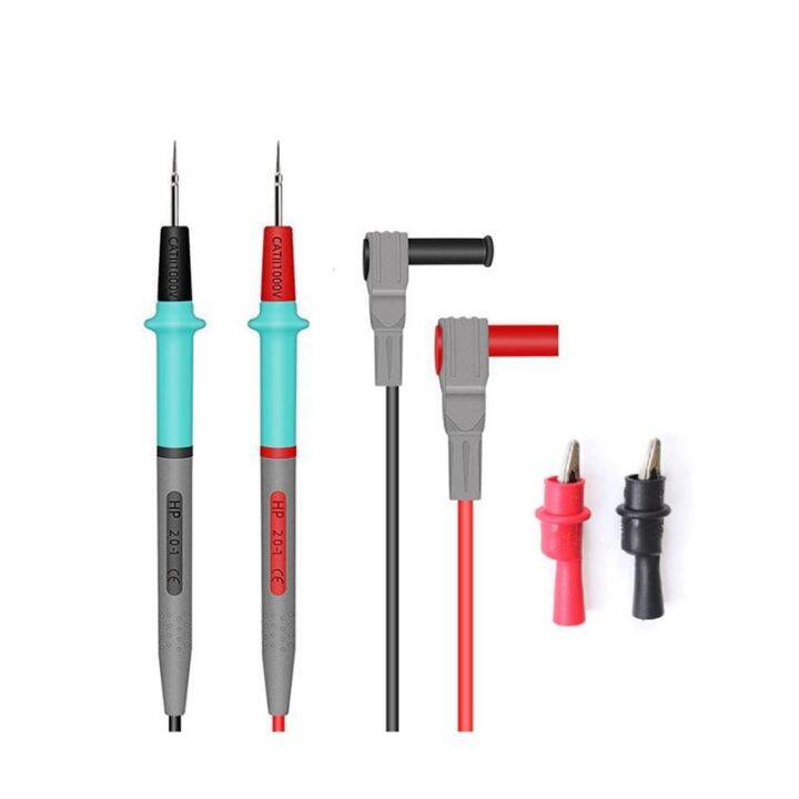 1000V Universal Multimeter Test Leads Soft Silicone Cable Wire for