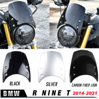 Allotmark กระจกรถจักรยานยนต์กระจกไฟหน้า Fairing ที่เบนทางลมสำหรับ BMW R Nine T R9T 2014 2015 2016 2017 2018 2019 2020 R 9 T