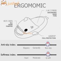ใหม่รองเท้าแตะสลิปเปอร์ฉลามน่ารักกันลื่นสําหรับใส่ในร่มและกลางแจ้งน่ารักสําหรับผู้ใหญ่