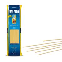 พาสต้า แคปเปลลินี เบอร์.9  ดีเชคโก้, 500 กรัม De Cecco Pasta Capellini No.9 500g. Fast shipping  pasta Spaghetti box