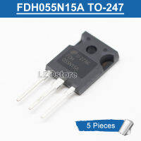 5Pcs FDH 055N15A TO247 FDH055N15A TO-247 N-Channel 150V/167A MOSFET ทรานซิสเตอร์ใหม่ Original IC