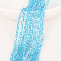 70pcslot 4*6mm Teardrop Austria Faceted Crystal Beads Glass Beads Loose Spacer Beads For Jewelry Making DIY Accessories