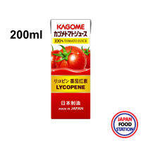 KAGOME MIX VEGETABLE&amp;FRUIT&amp;CARROT&amp;APPLE JUICE 200ML (19289) น้ำมะเขือเทศ 100% จากน้ำมะเขือเทศเข้มข้น