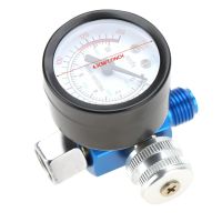 QDLJ-1/4 Inch Air Pressure Regulator Pressure Gauge Pneumatic Tool Accessory G1/4 Inch Thread Port 0-10bar 0-150psi