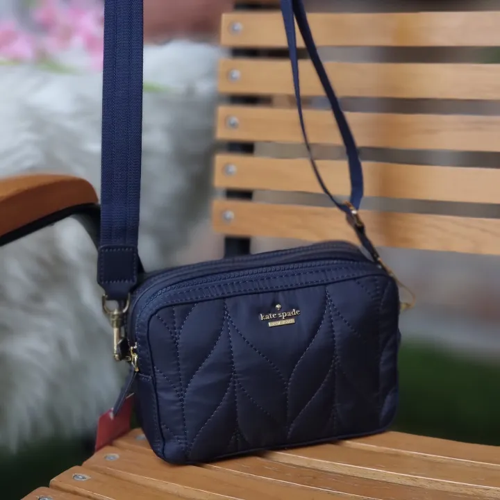 Guaranteed Authentic Kate Spade Ellie Double Zip Women's Nylon Camera