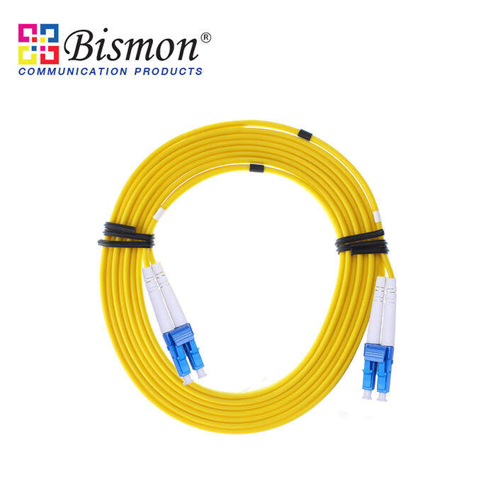 สายไฟเบอร์ออฟติกเข้าหัวสำเร็จรูป LC-LC Patch Cord Fiber Duplex Single ...