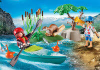 Playmobil 70035 Starter Park Kayak Adventure Figure เพลย์โมบิล สตาร์ทเตอร์ ล่องเรือคายัค