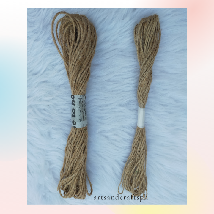 Natural Abaca Jute String/Twine Rope for DIY Crafts ( 2mm,4mm ) Lazada PH