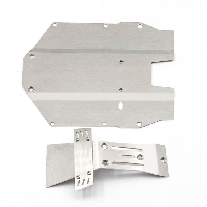 chassis-armor-protector-skid-plate-rc-car-upgrades-parts-stainless-steel-replacement-for-yikong-df7-1-7-short-course-truck