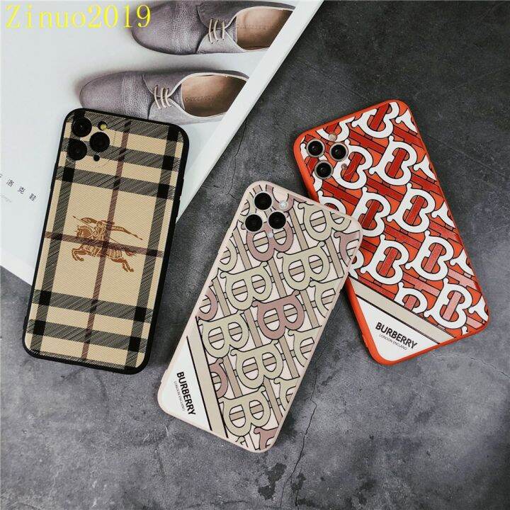 Ốp lưng iphone cạnh vuông Burberry BVC  6/6plus/6s/6splus/7/7plus/8/8plus/x/xr/xs/11/12/pro/max/plus/promax BVC491  