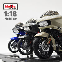 โมเดลรถจักรยานยนต์ Maisto 1:18 HARLEY-DAVIDSON CVO 2018  Road Glide Die Cast Vehicles พร้อมส่ง