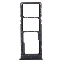 FixGadget For Tecno Spark 4 / Camon 12 KC2 KC8 CC7 SIM Card Tray + SIM Card Tray + Micro SD Card Tray (Black)