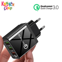 (ก๊อกแก๊ก) หัวชาร์จเร็ว Wall charger แบบ 3 ช่องรองรับ Quick Charge Fast Charge QC 3.0 ผลิตจากวัสดุคุณภาพดี ทนทาน คุ้มค่ากับการใช้งาน ราคาถูก คุณภาพดี